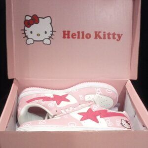 Rare Collector’s Pair – BAPE STA × Hello Kitty Pink / Fuchsia / White (Men’s 10)